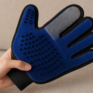 10 Dual Sided Pet Hair Remover Glove Velvet Deshedding Mitt Fabric Cleaner Brush For Furniture Couch Carpet Clothing